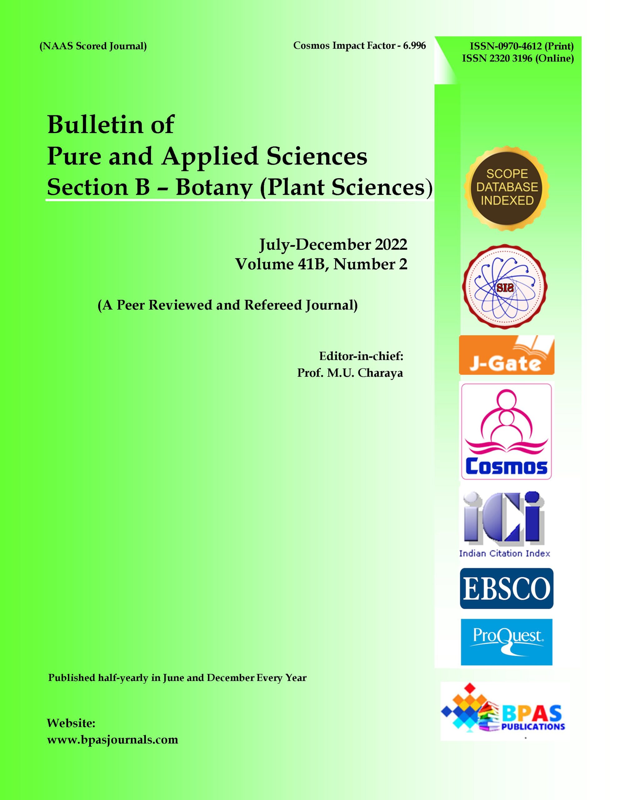 Front cover of Botany DEC 2022