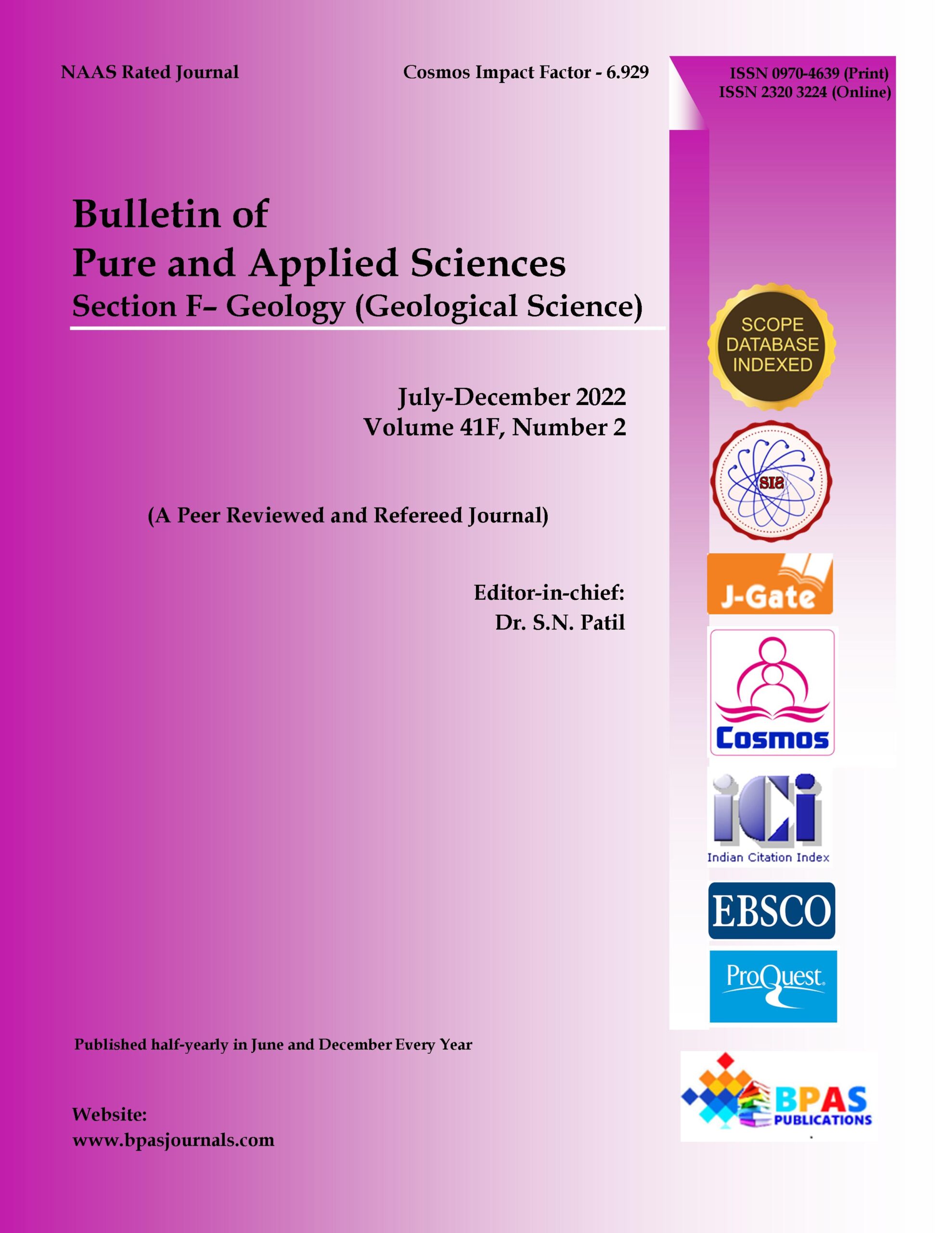 Front cover of Geology DEC 2022